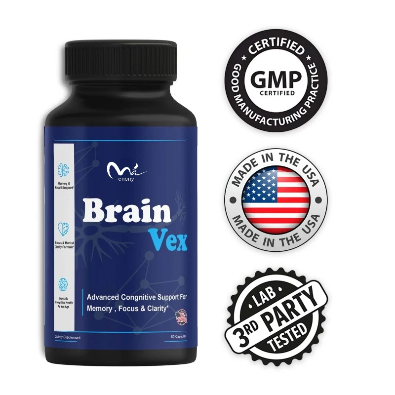 BrainVex brain support supplement close-up